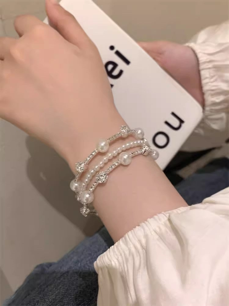Women's Pearl High-grade Chinese Style Retro Elegant Bracelets