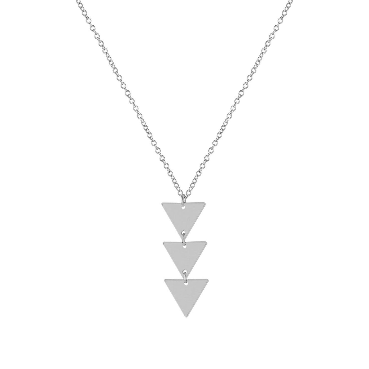 Triangle Female Exaggerated Creative Accessories Clavicle Pendants