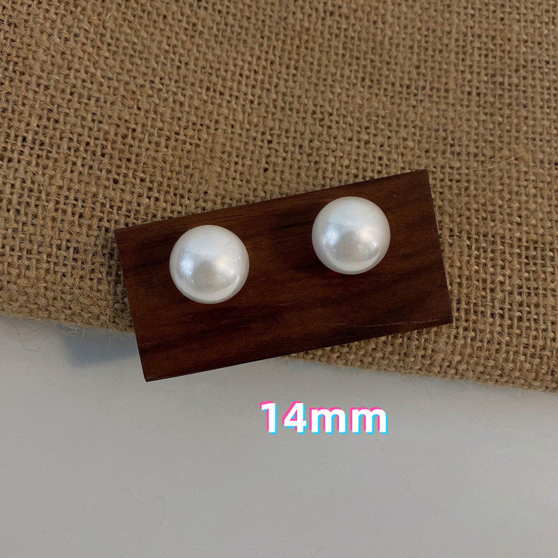 Comfortable Vintage Pearl Sier Female Advanced Earrings