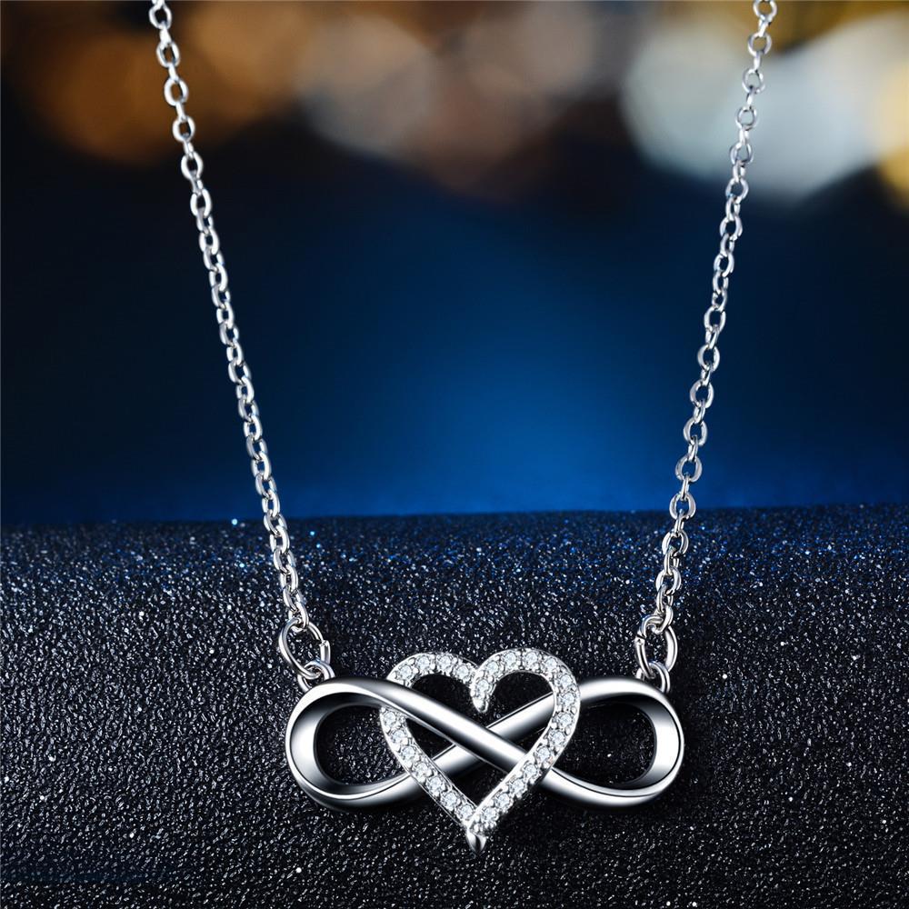 Women's Creative Link Love Infinite Loop High-grade Necklaces