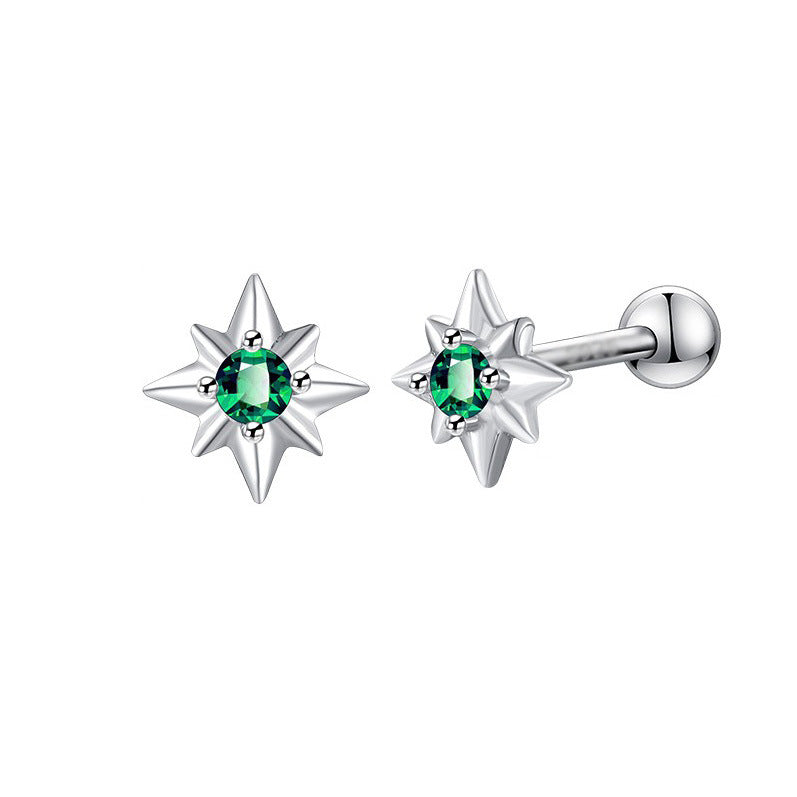 Men's Thread Trendy Personalized Cold Style Screw Earrings