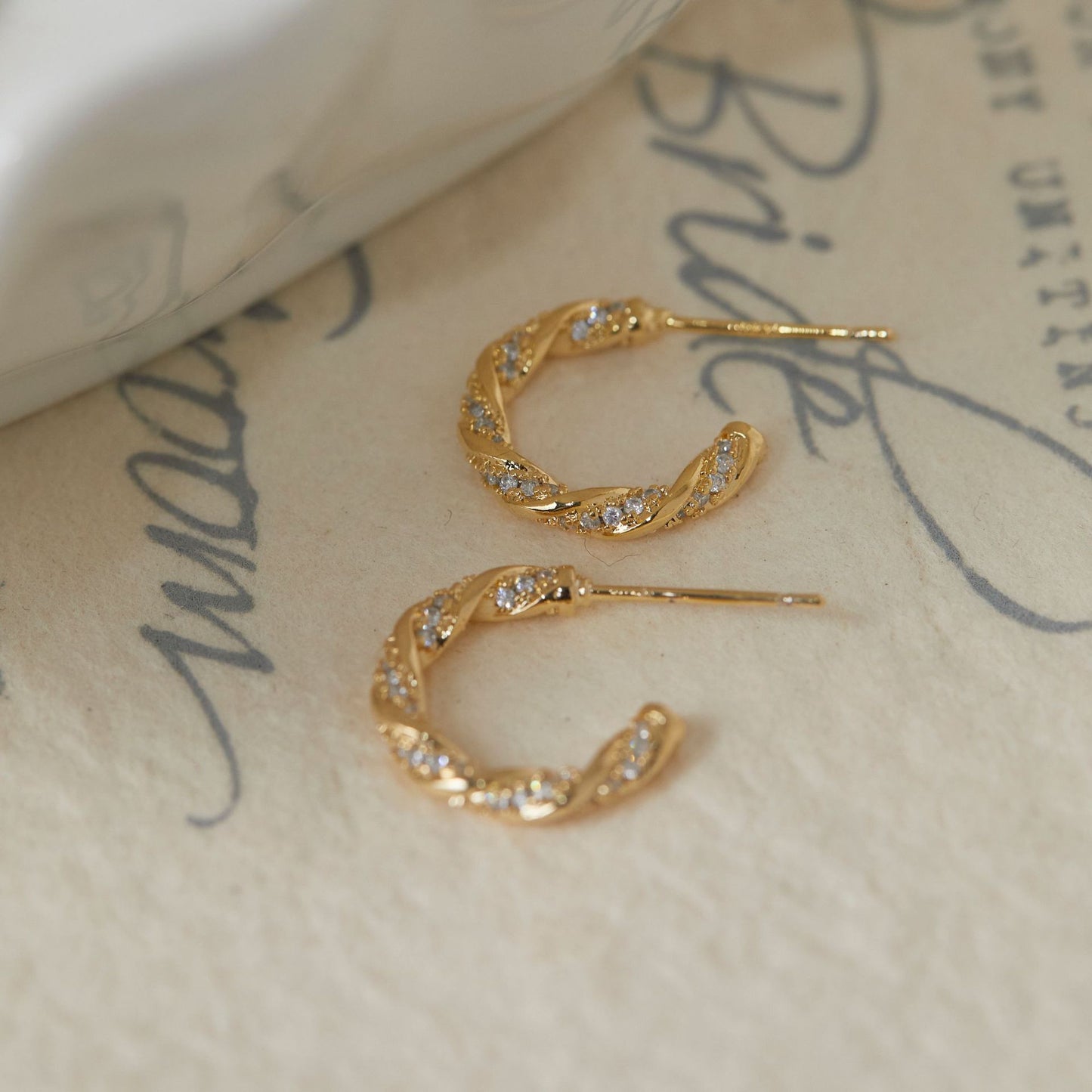 Can Be Used Ear Clip Gold Earrings