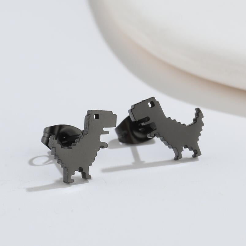 Version Dinosaur Cute Mini Animal Small Earrings