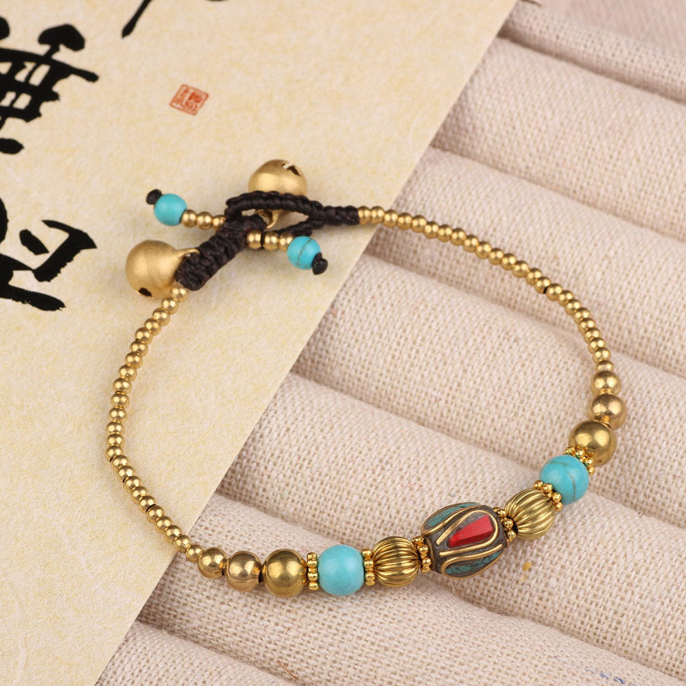 Women's & Men's Style Natural Stone Retro Simple Stylish Nepal Bracelets