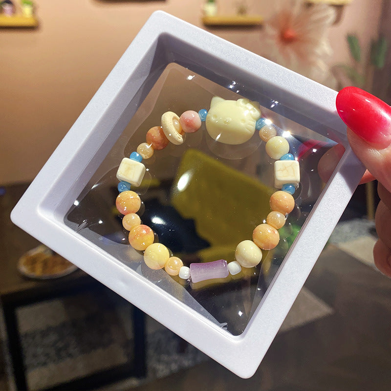Chinese Ceramic Gift Box Beaded Night Bracelets