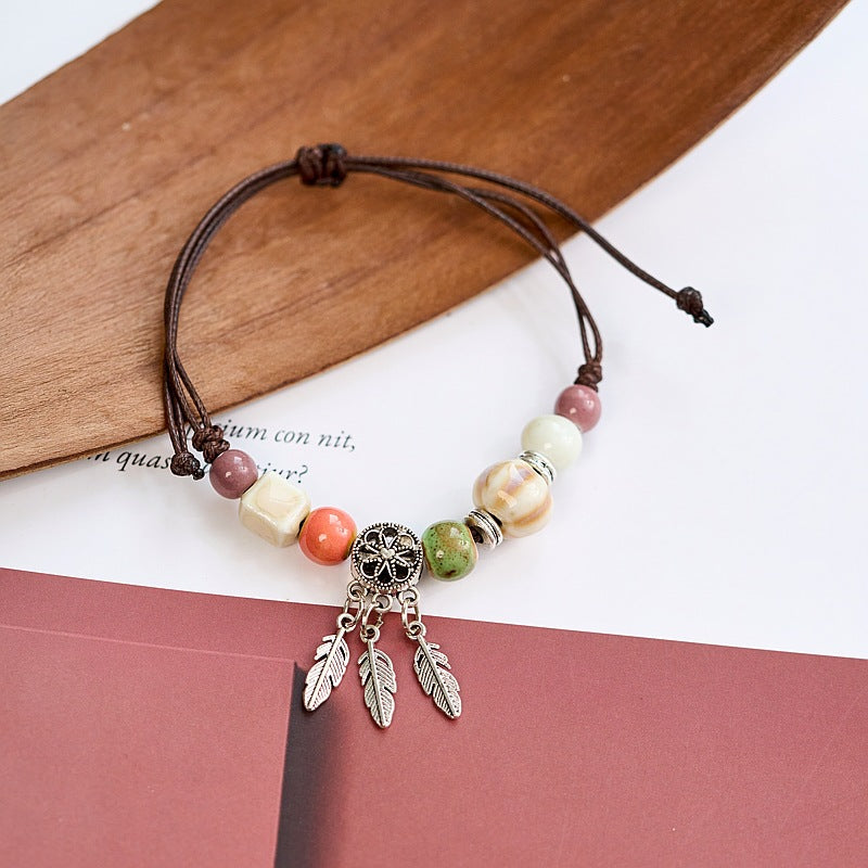 Ancient Bead String Jewelry Chinese Fresh Bracelets