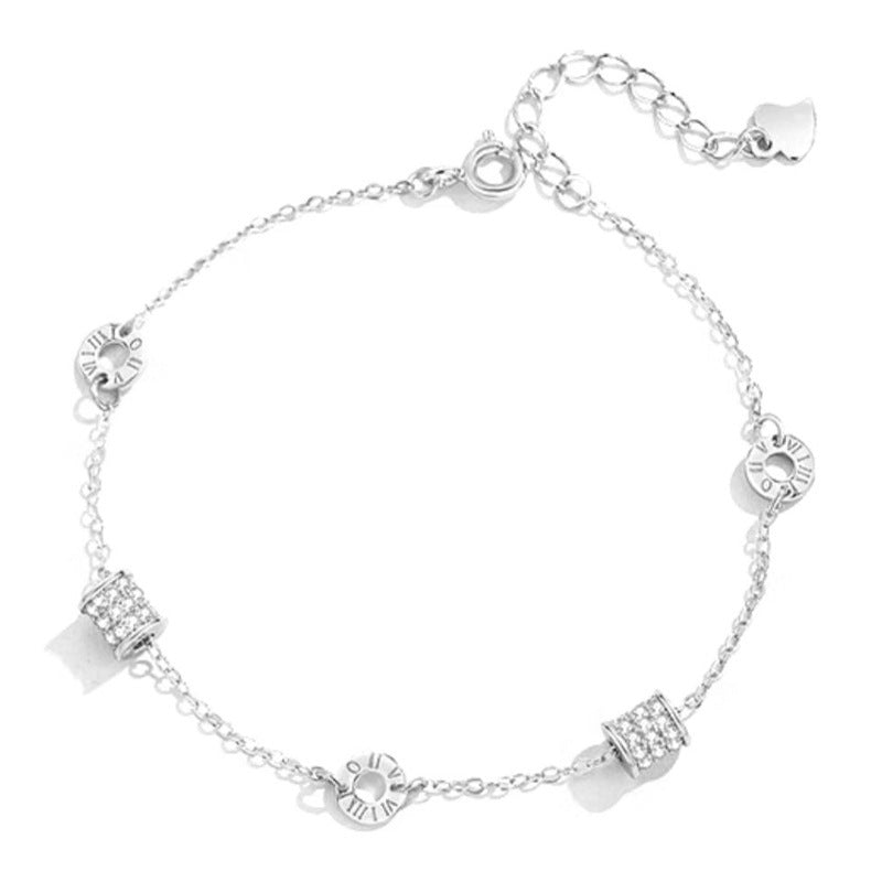 Digital Small Waist Female Simple Rose Gold Bracelets