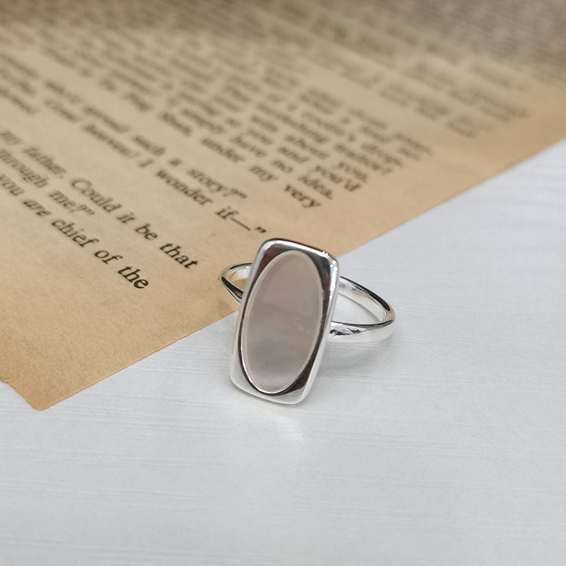 Women's Exquisite Shell Sterling Sier For Design Rings