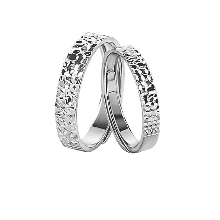 Female Design Flash Knock Face Pattern Rings