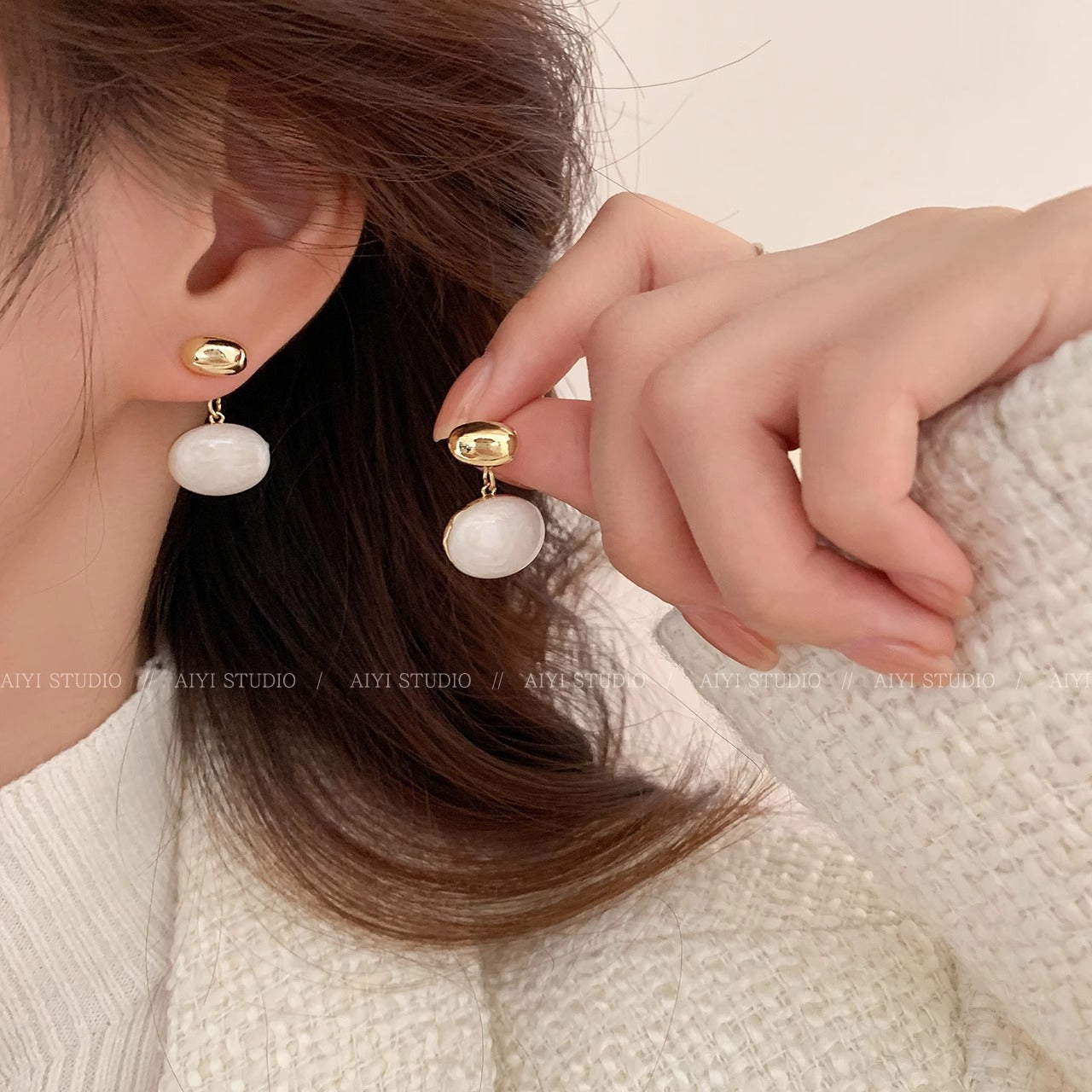 Light Luxury High Sense Elegance Retro Earrings