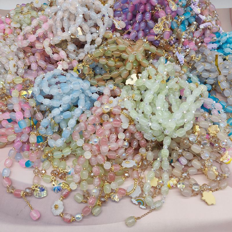 Fairy Fashion Small Chrysanthemum Flower Gravel Bracelets