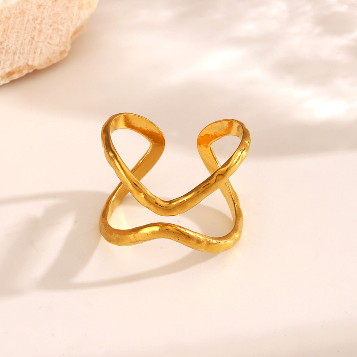 Women's Steel Temperament Wild Line Design For Rings