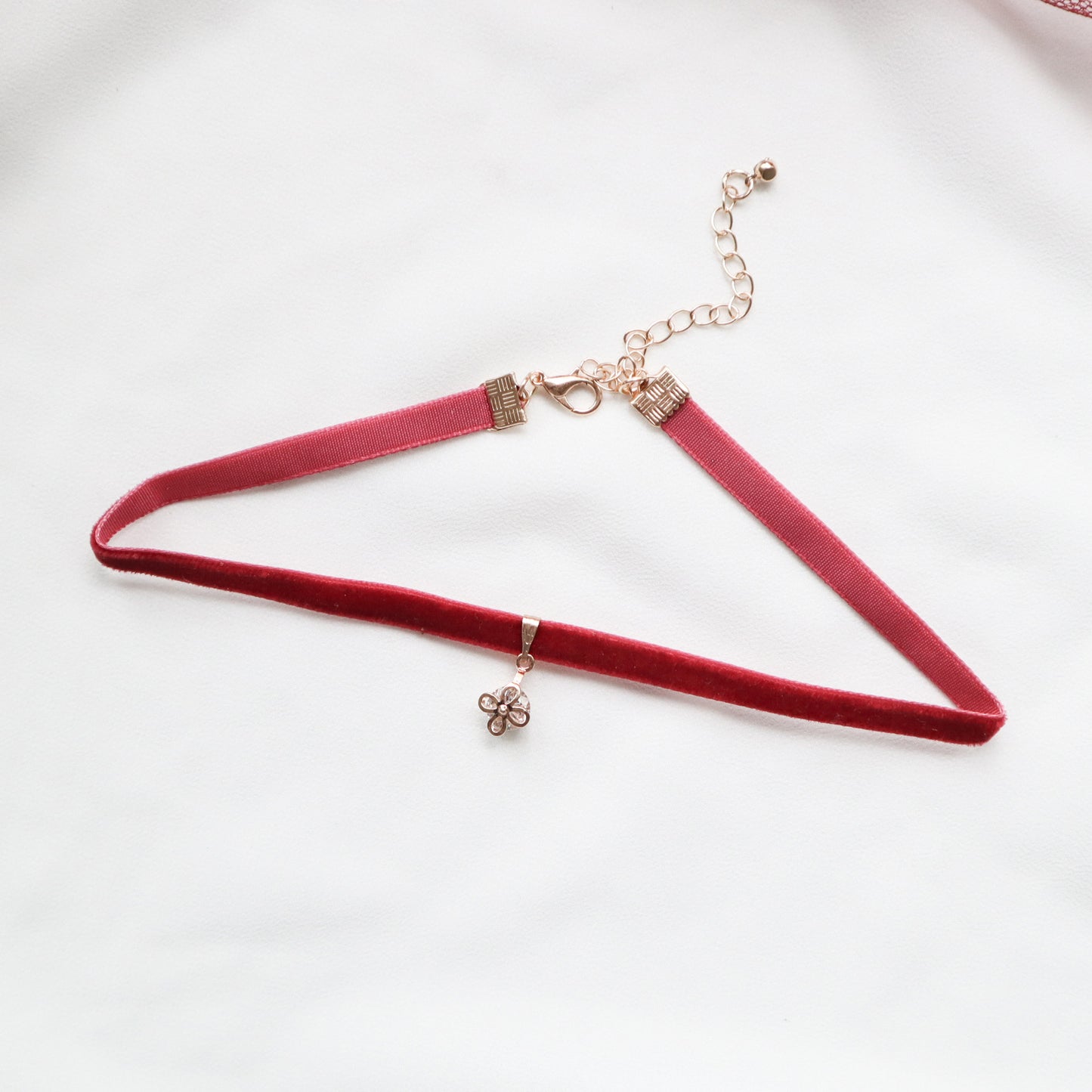 Women's Red Ornament Short Clavicle Chain For Necklaces