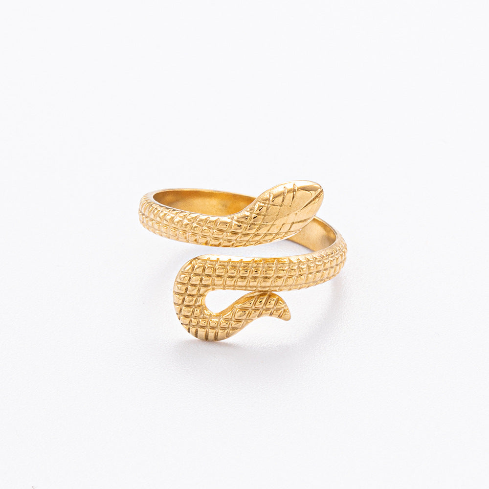 Steel Stainless Gold Plated High-grade Summer Wind Rings