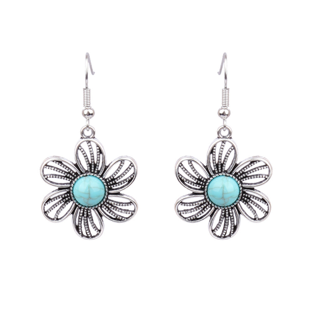 Vacation Style Popular Alloy Geometric Female Earrings