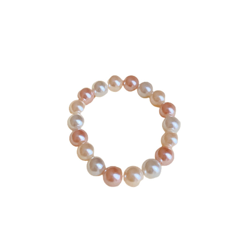 Women's Pearl Geometric Stretch Retro Sweet Fashionable Elegant Bracelets
