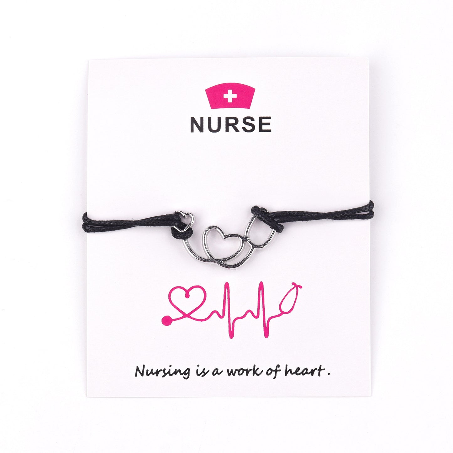 Nurse Festival Commemorative Ecg Colored Rope Bracelets