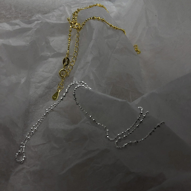 Round Beads Female Summer Starry Pearl Choker Cold Necklaces