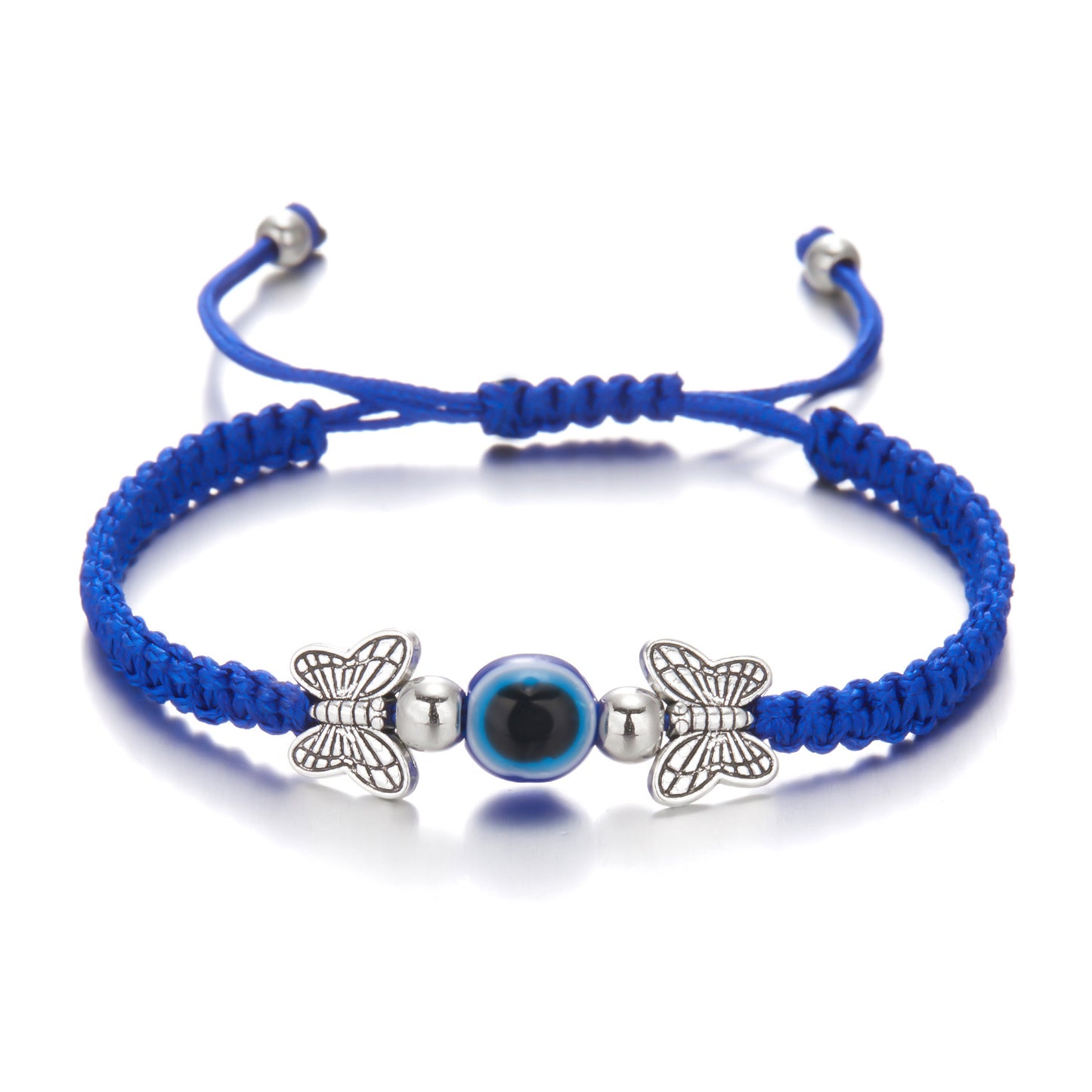 Women's Evil Eye Palm Blue Red Rope Bracelets