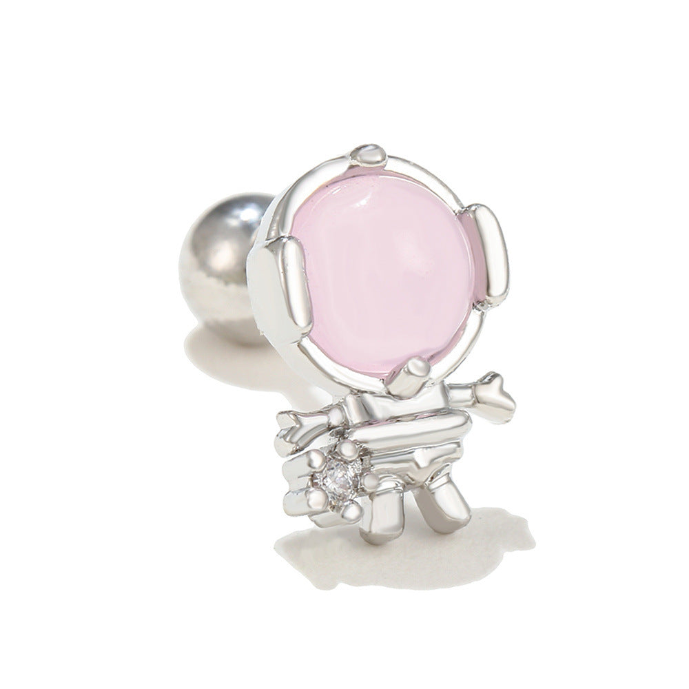 Space Element Ear Bone Alien Screw Earrings