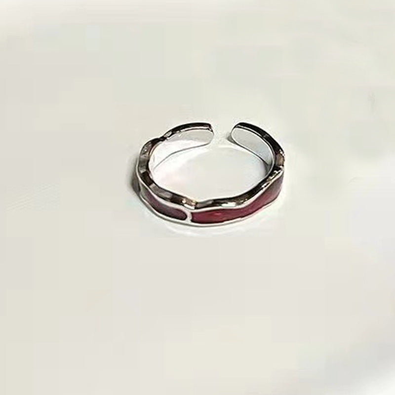 Female Niche Design Light Luxury Opening Rings