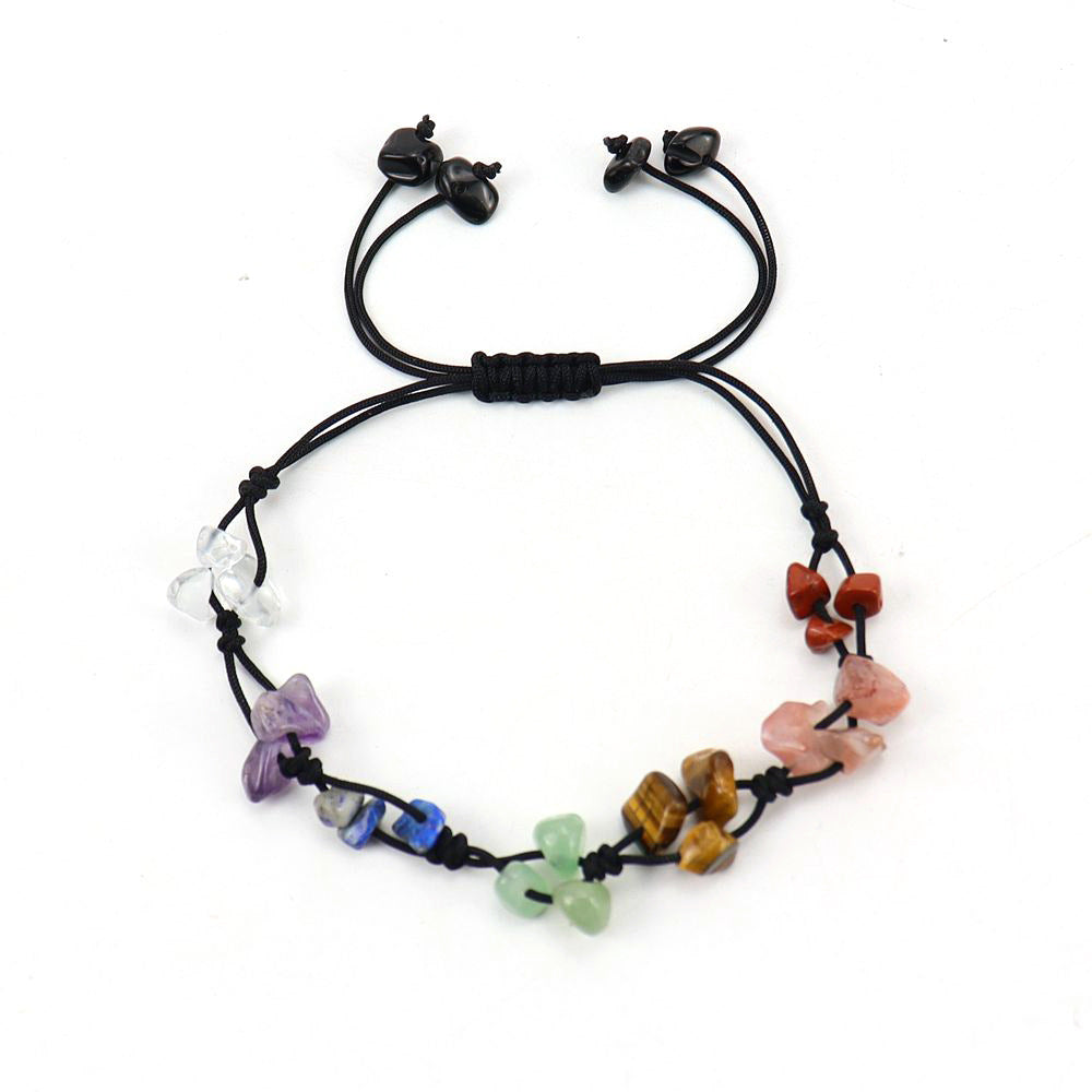 Live Vintage Hand-woven Natural Crystal Agate Bracelets