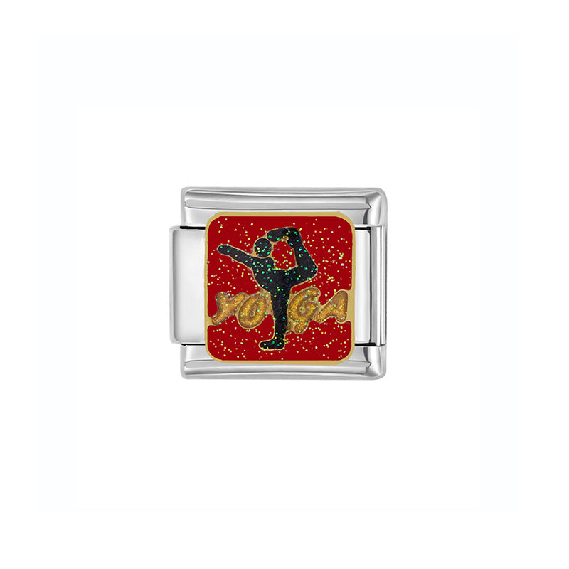 Character Pattern Module Ornament Accessories Stainless Bracelets
