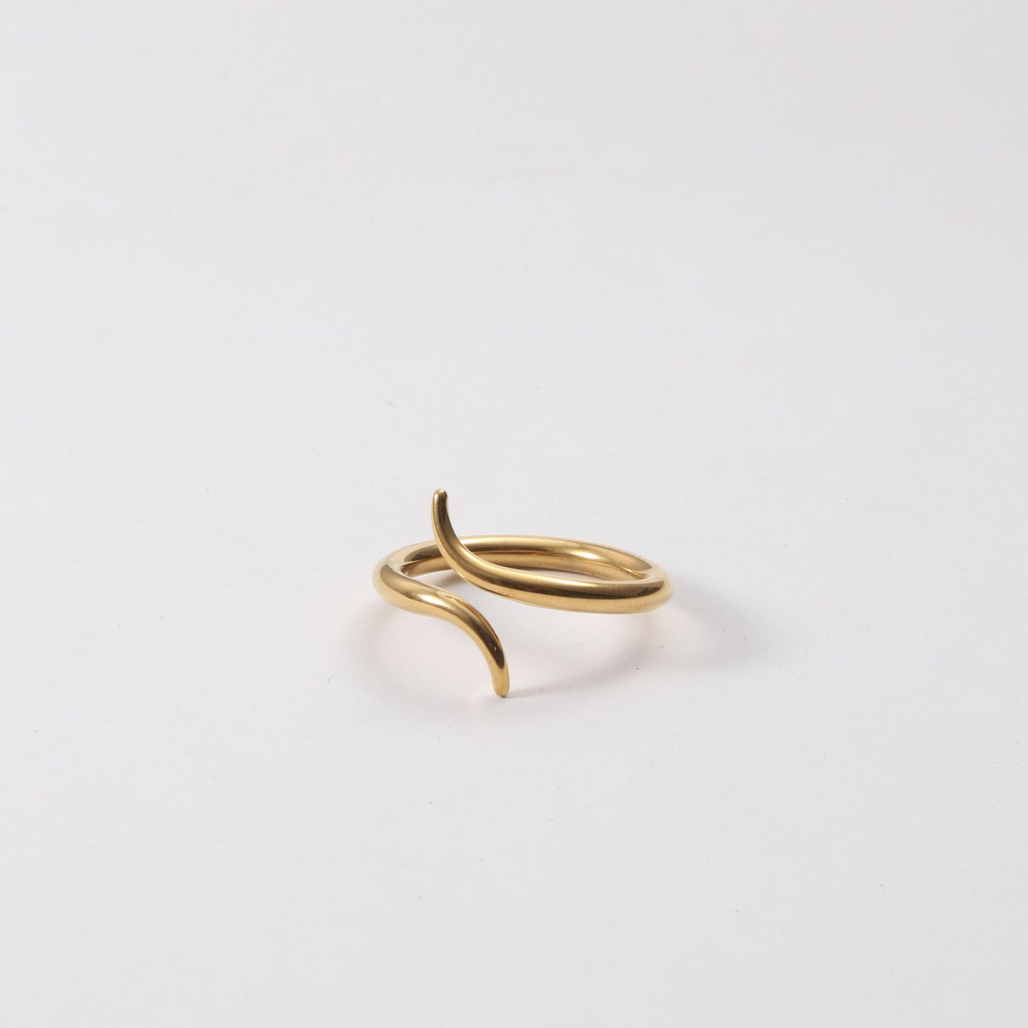 Snake Titanium Steel Gold Plating Abstract Bracelets