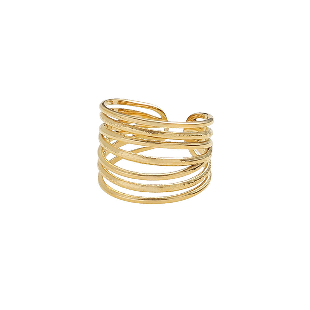 Steel Female Fashion Personality High Sense Rings