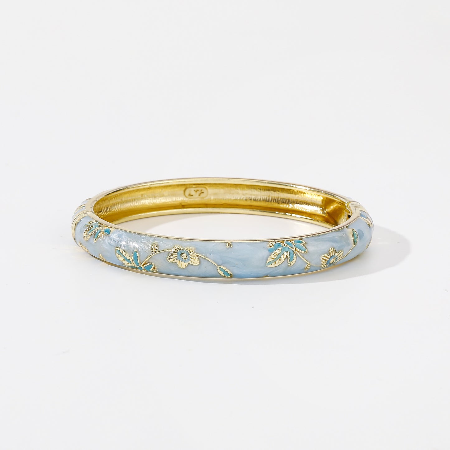 Old Zinc Alloy Imperial Palace Tourist Souvenir Enamel Bracelets