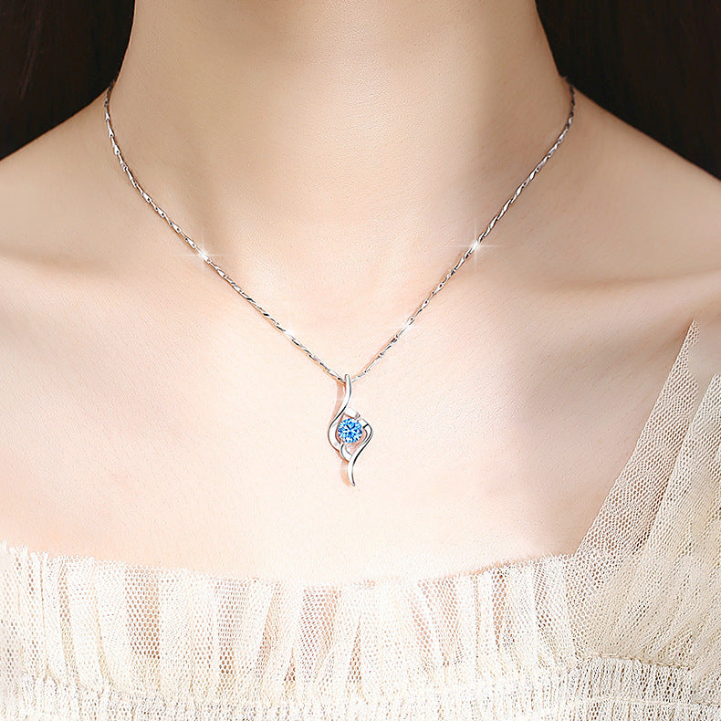 Women's Arrow Of Love Imitation Diamond Simple Fashion Necklaces