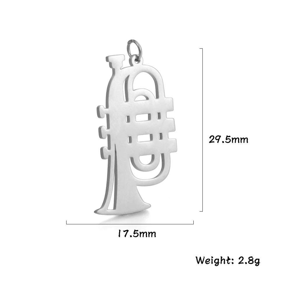 Musical Instrument Modeling Guitar Microphone Headset Saxophone Pendants