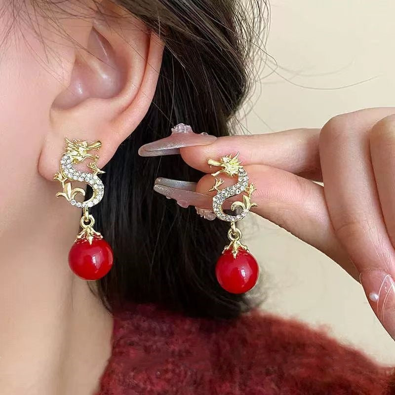 Chinese Style Design Animal Collection Female Fashion Cool Earrings