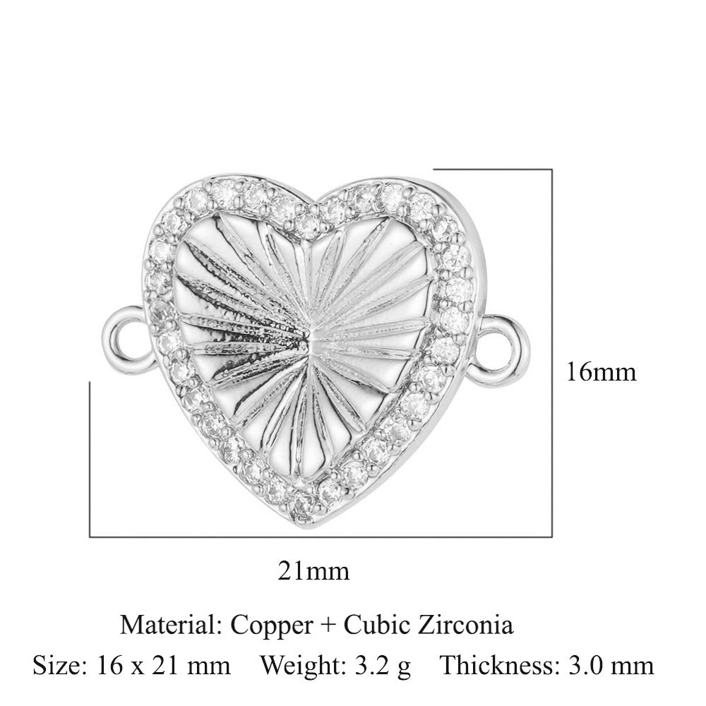 Copper Zircon Ornament Accessories Dripping Oil Pendants