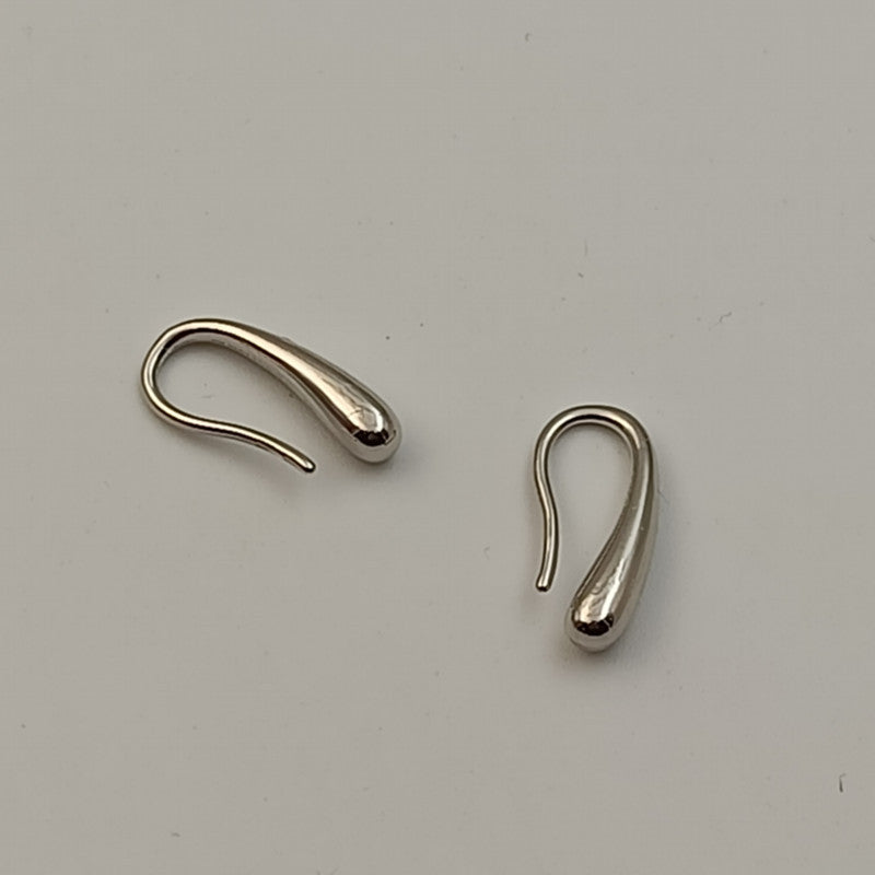Korean Style Stainless Steel Drop-shaped Cold Niche Design Earrings