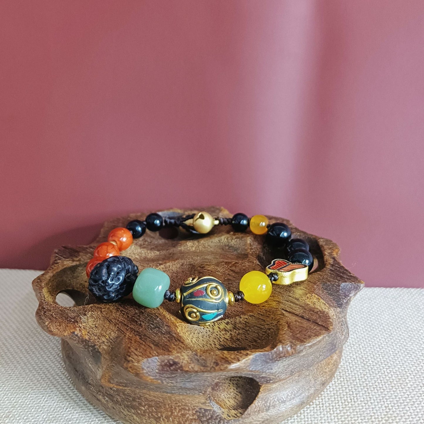 Women's Style Retro Personality Nepal Beads Thailand Wax Bracelets