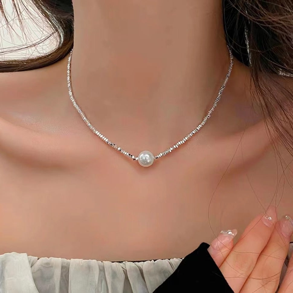Sier High Sense Special Interest Light Necklaces