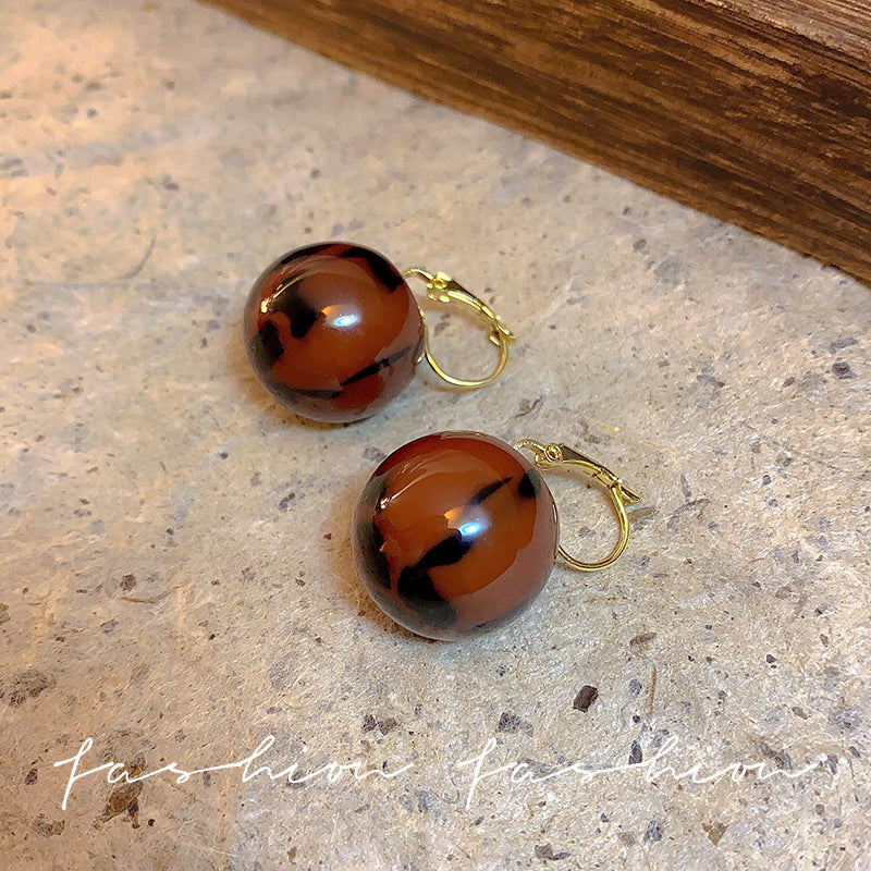 Wine Red Retro Candy Female Niche Design Rings