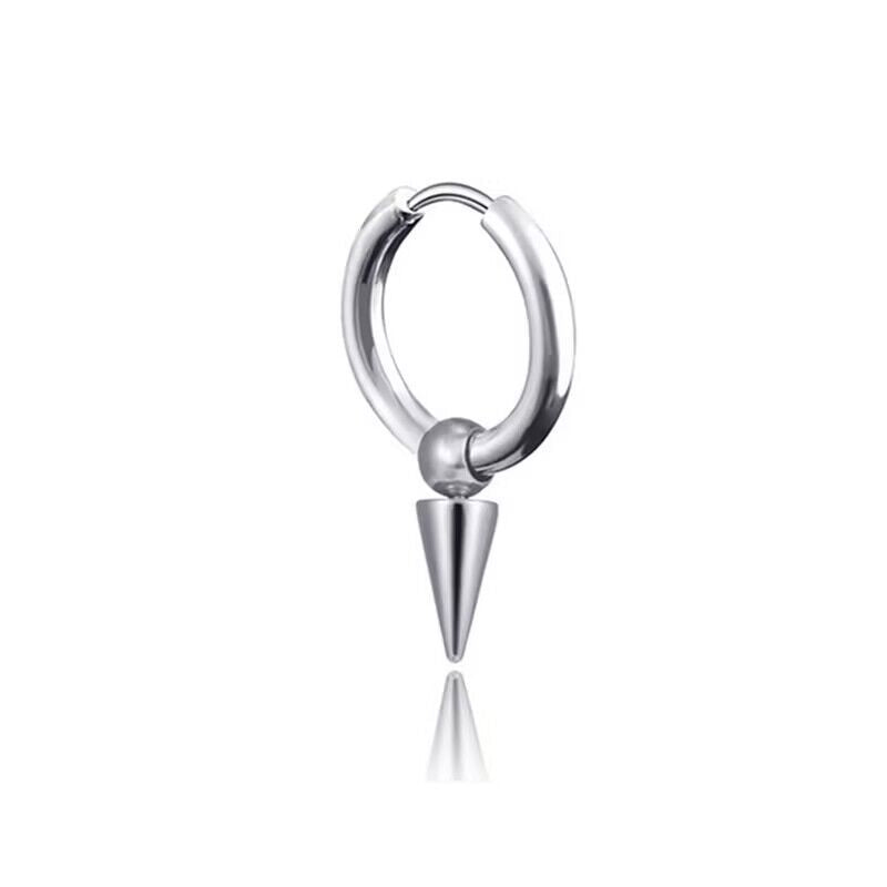 Spring Ear Clip Male Tassel Female Earrings