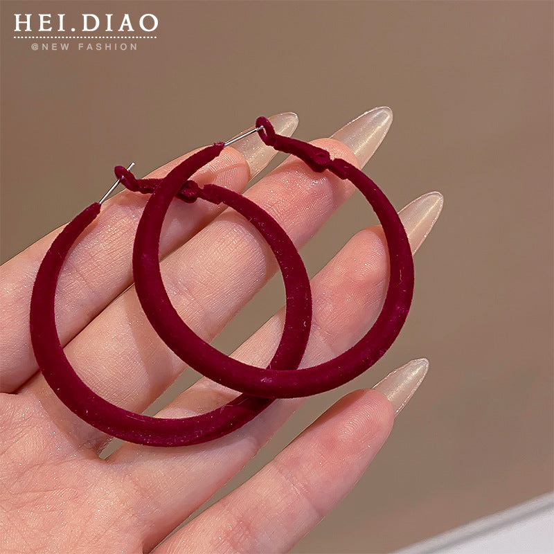 Women's Retro Love Cherry Wine High Sense Rings