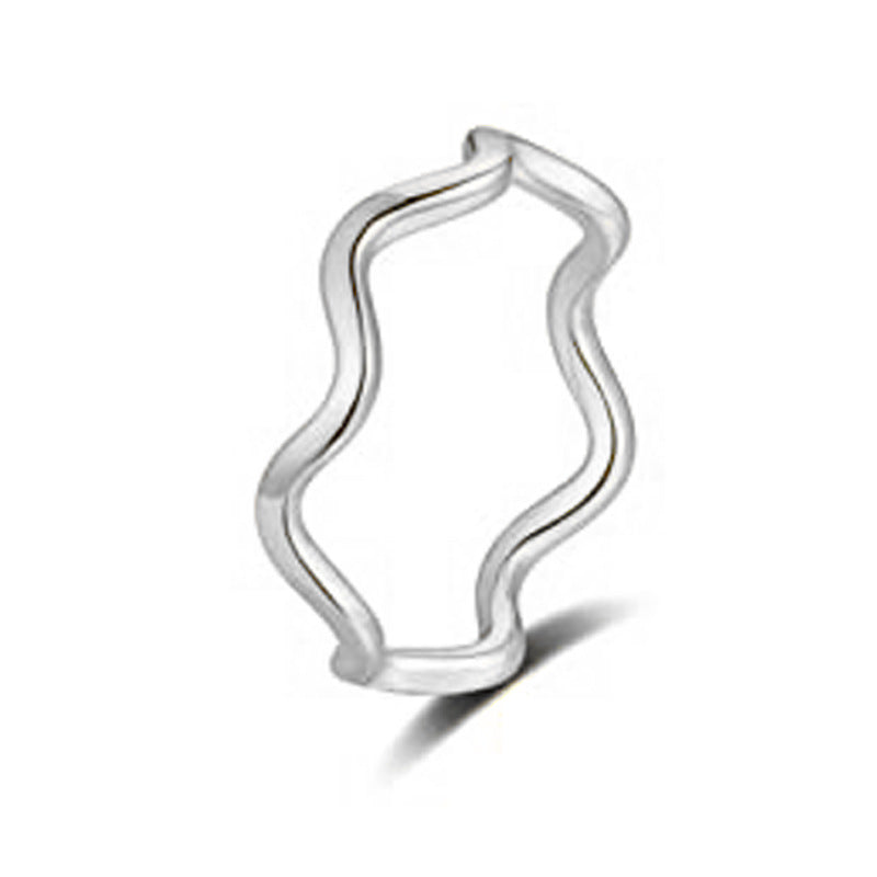 Women's Ornament Simple Knuckle Embossed Stacking Rings