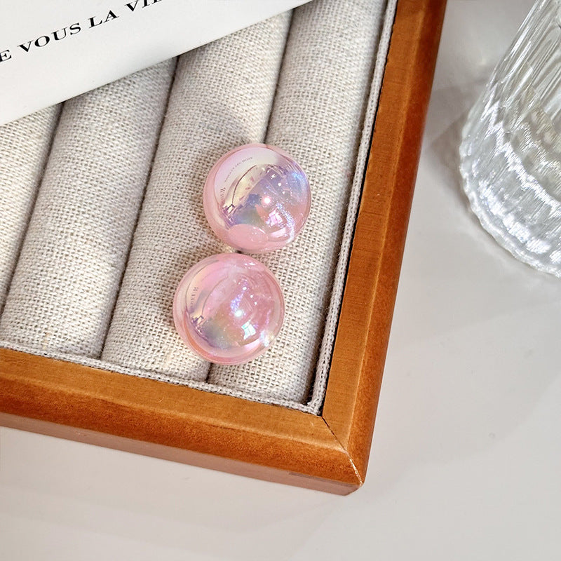 Women's High Waist Pearl Elegant Large Simple Earrings