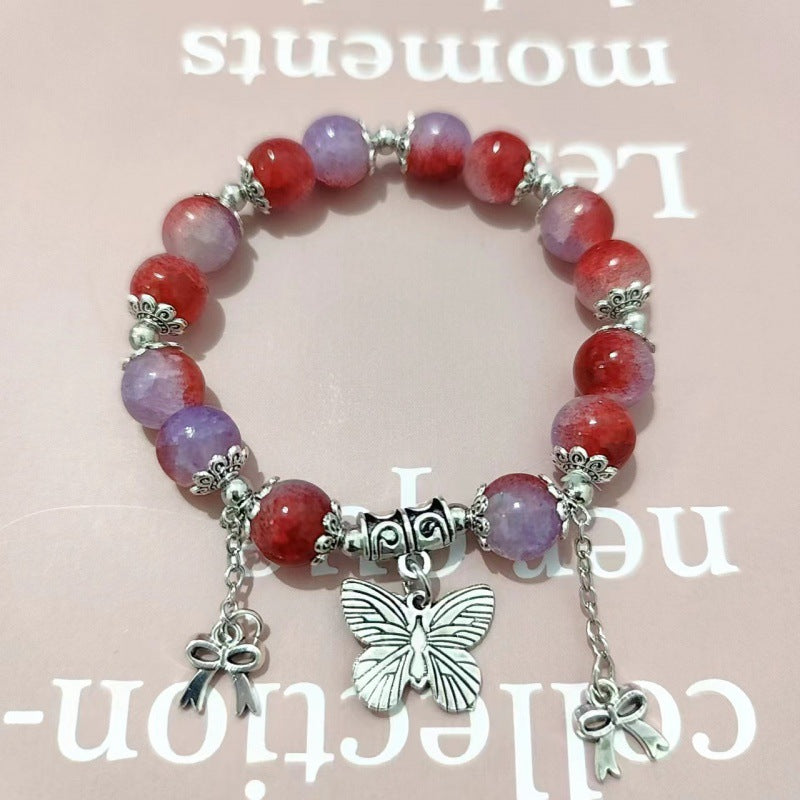Ink Butterfly Female Chinese Style Joint Bracelets