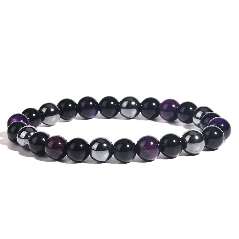 Men's Tigereye Haematite Imitation Obsidian Ornament Bracelets