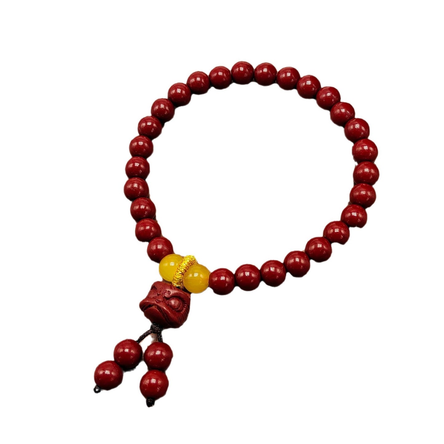 Style Cinnabar For Tassel Design Single Bracelets