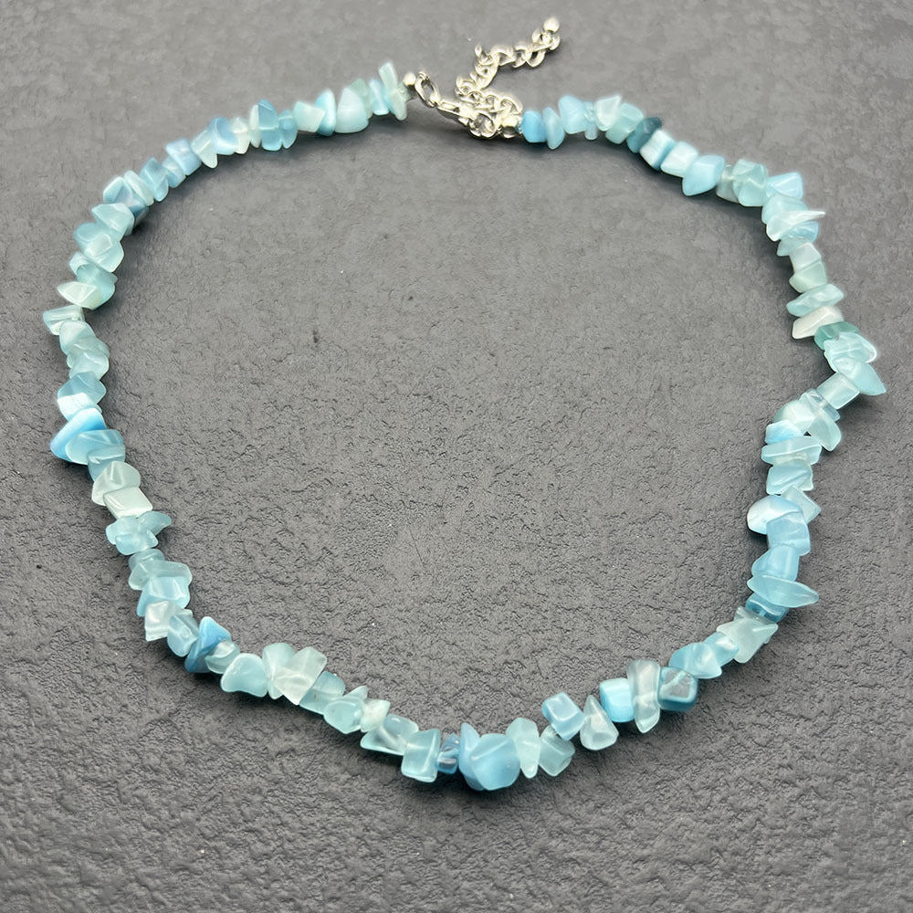 Crystal Irregular Gravel Clavicle Chain Creative Necklaces