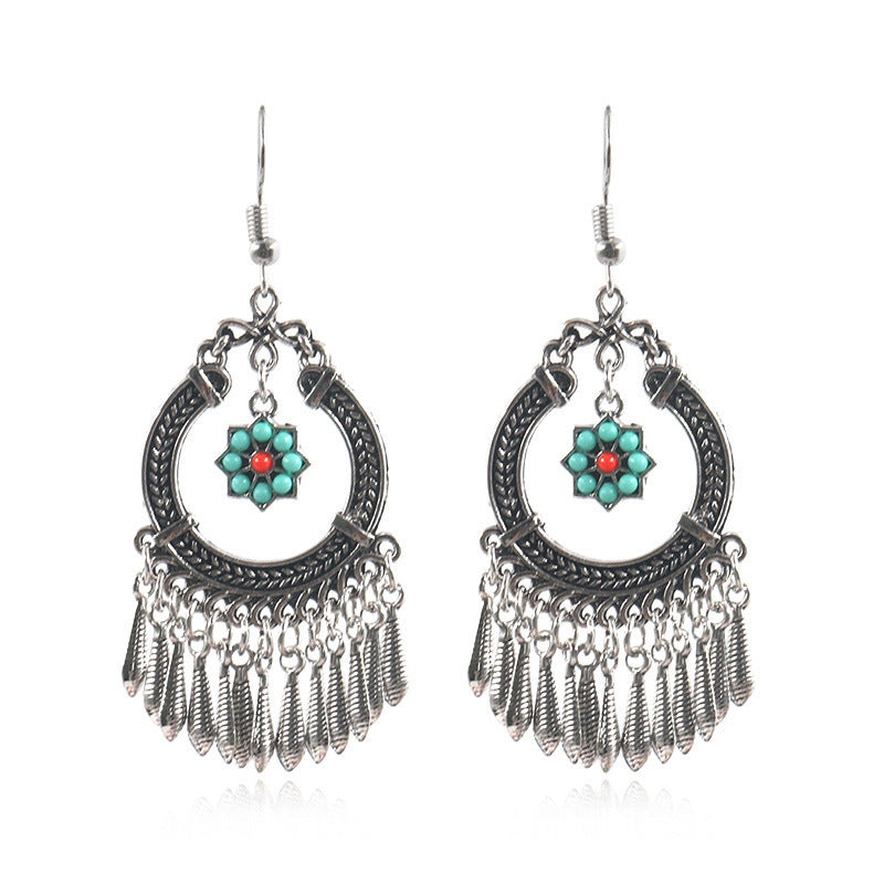 Bohemian Ethnic Style Fashion Popular Geometric Earrings