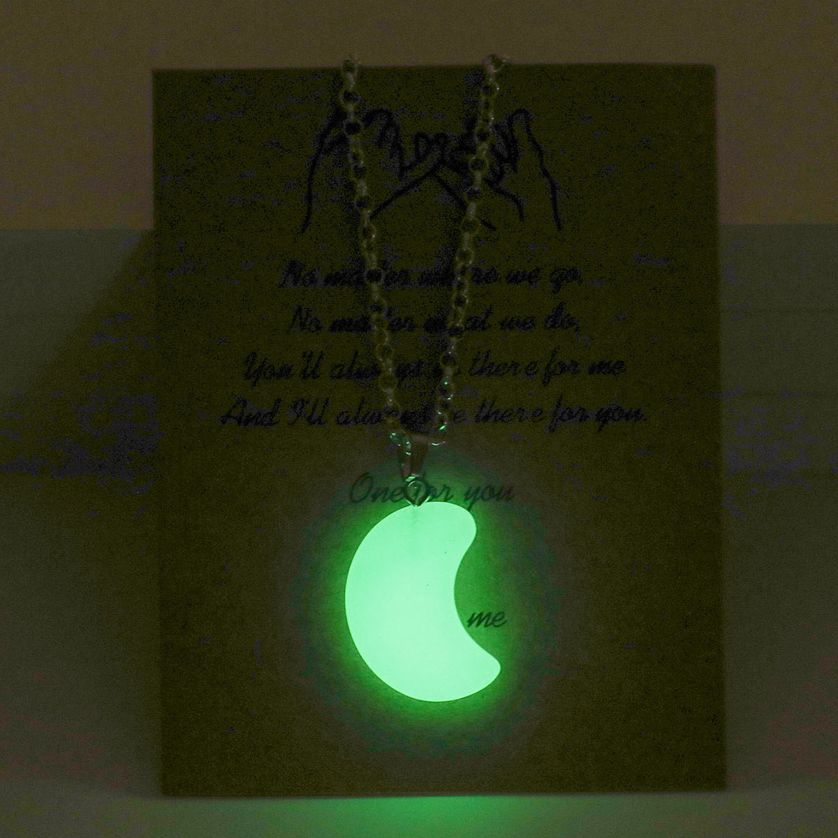In The Dark Night Green Star Necklaces