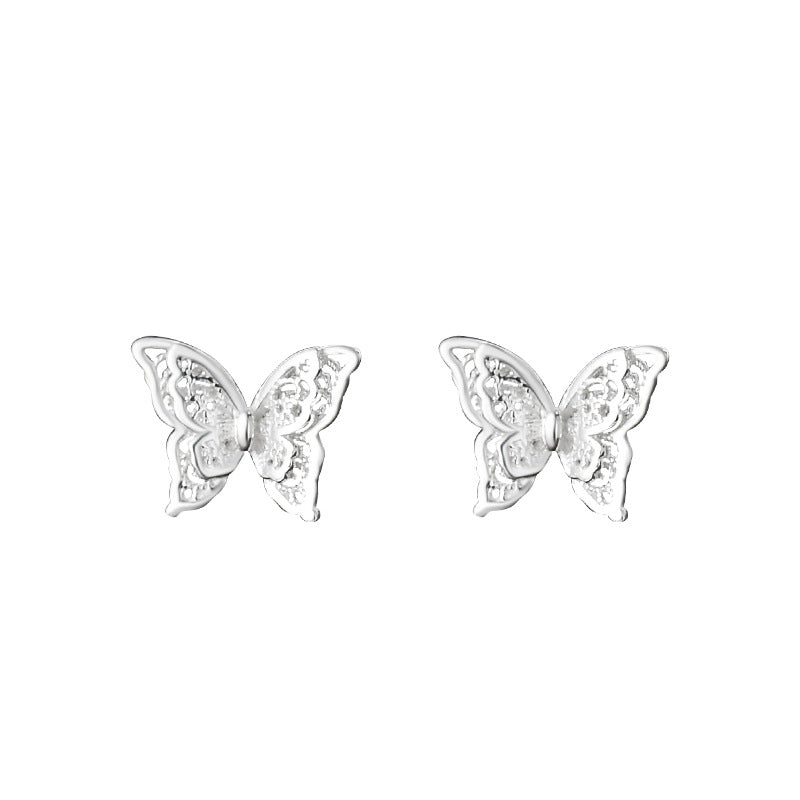 Butterfly Ear Bone Fresh Sweet Screw Earrings