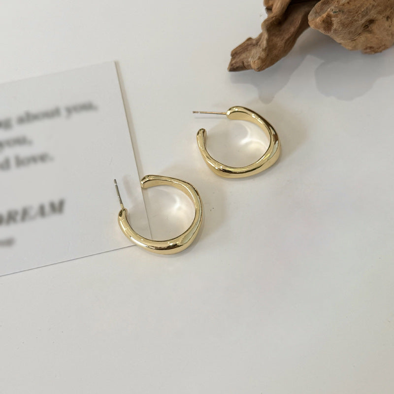 Sier Needle Simple Shaped Graceful Personalized Earrings